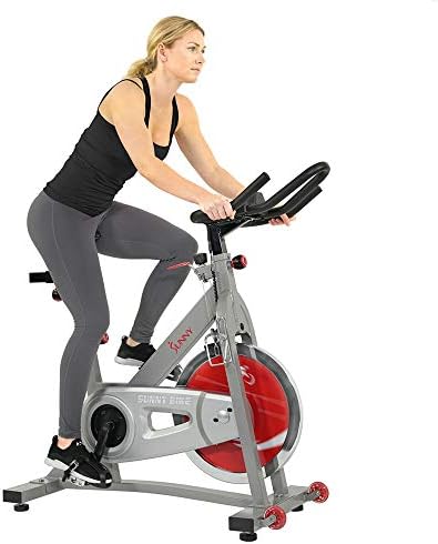 Sunny Health & Fitness Belt Drive Pro Indoor Cycling Bike