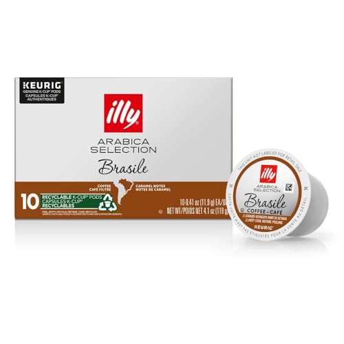 illy Coffee, Dark Roast, K-Cup for Keurig, 100% Arabica Bean Signature Italian Blend, Premium Gourmet Roast Single Serve Drip Coffee
