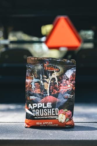 WILDGAME INNOVATIONS Apple Crushed 5lb Deer Attractant | Powerful Long-Lasting Nutrient-Filled Sweet Ripe Apple Deer Feed for Hunting & Game Tracking
