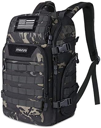 MOSISO 30L Tactical Backpack, Military Daypack, Night Camouflage