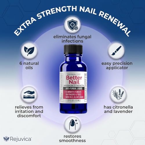 Better Nail - Treatment for Fungus Under & Around the Nail - Maximum Strength, 25% Anti Fungal Solution for Nail Support, Nail Restoring