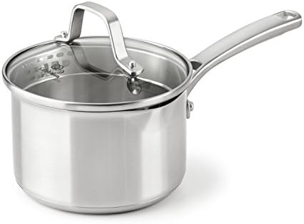 Calphalon Classic Stainless Steel Cookware Saute Pan, 3 Quart, Silver,2095189