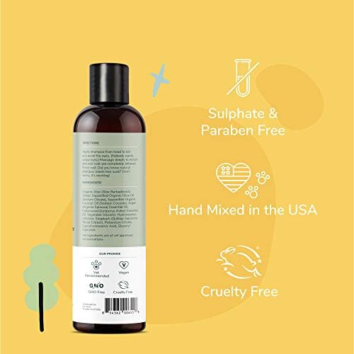 kin+kind Dry Skin + Coat Natural Dog Shampoo - for Dry Skin & Coat - Argan Oil Moisturizing Clean - Cedarwood Fragrance - 12 fl oz
