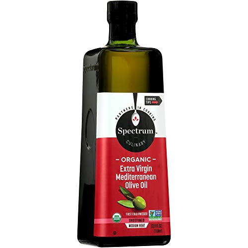 Spectrum Organic Mediterranean Extra Virgin Olive Oil, 33.8 Oz