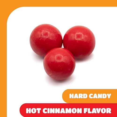 Spicy Cinnamon Jawbreakers, Cinnamon Hard Candy - 2 Lb Pack