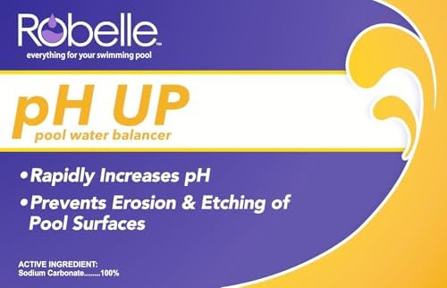 Robelle 5-Pounds Premium pH Up for Swimming Pools | 100% Sodium Carbonate, Raises pH, pH Increaser, Easy To Use, Works Fast