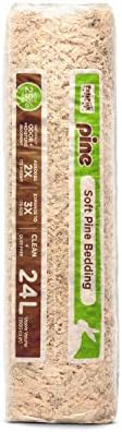 PETSPICK Pine Wood Bedding for Small Pets, Cages and Animal Habitats, 141 L | Pine bedding is sized for small pets and animal habitats; 141 L package supports cage and enclosure maintenance.