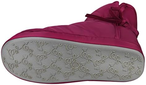 Clobeau Women's Slipper Boots Winter Warm Home Down Bedroom House Slipper Bootie Shoes