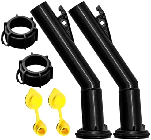 2 - Fuel Gas Can Jug Spouts, Rings & Vents for Blitz Wedco Scepter Essence Midwest Eagle