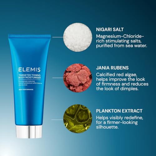 ELEMIS Targeted Toning Body Moisturiser | Targeted toning body moisturising lotion to reduce the look of cellulite when combined with daily massage.