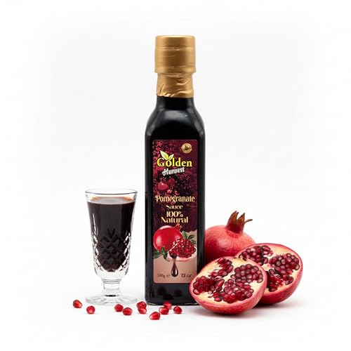Golden Pomegranate Molasses, 10 fl oz, Non-GMO, Gluten Free, Sugar Free