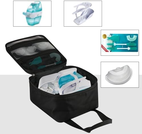 Beautyflier Travel Carrying Bag for Navage Nasal Irrigation System, Countertop Caddy Neti Pot Storage