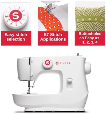 SINGER® MX60 Lightweight & Portable Sewing Machine with Accessory Kit