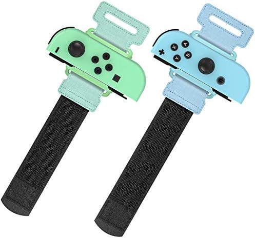 YUANHOT Adjustable Wrist Bands for Switch Joy-Con, Dance Workout, 2 Pack