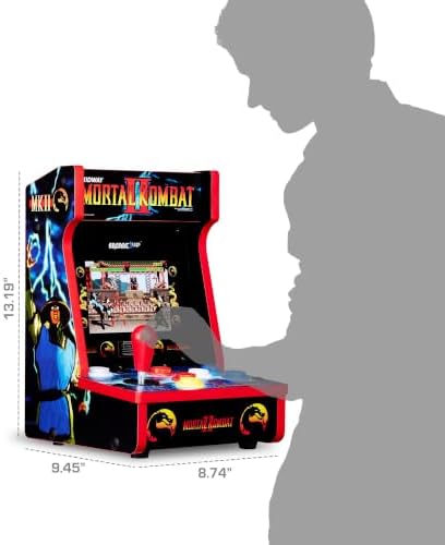 Arcade1Up Ms. Pac-Man Class of '81 Countercade, 3 Retro Games | Countertop Arcade Machine with 7-Inch LCD Screen and Real Feel Joysticks and Buttons