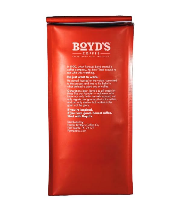 Boyd's French No. 6 Coffee - Ground Dark Roast - 12 Ounce (Pack of 6)