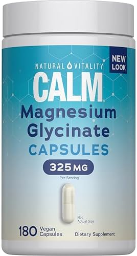 Natural Vitality Calm Magnesium Glycinate Capsules