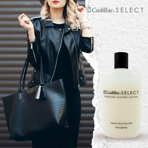 Cadillac Select Leather Lotion Cleaner & Conditioner | For handbags, sofas, jackets, furniture and purses.