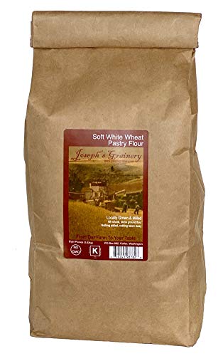 Soft White Whole Wheat Pastry Flour, 16 lbs, Joseph's Grainery Freshly Ground Flour, Non-GMO, Kosher Certified