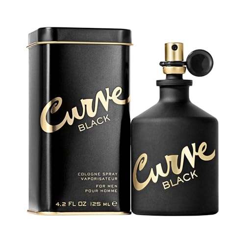Curve Black Men's Cologne Fragrance Spray, Casual Day or Night Scent, 4.2 fl oz