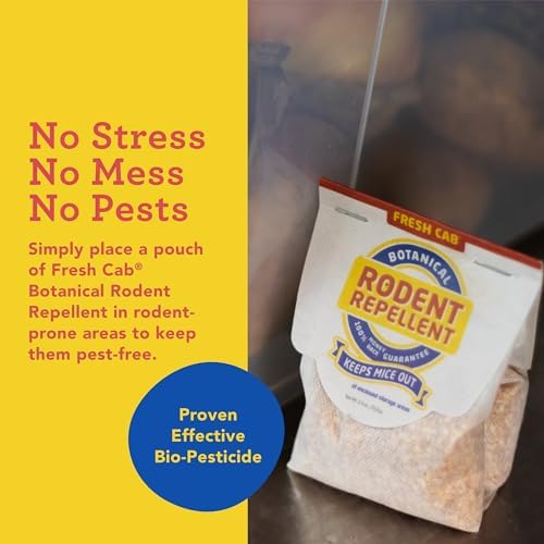 Rodent Repellent; Quickly Repelling Pests from Treated Areas; Preventing Re-Infestation for up To 3 Months; Safe for Children, Pets and the Environment; Non-Toxic; 8-Scent Pouches
