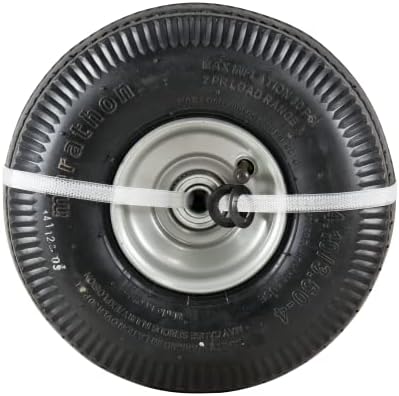 Marathon 02310 Pneumatic Air Filled Hand Truck and All-Purpose Tires on Wheels-4.10/3.50-4 Inch, 2.25" Offset Hub