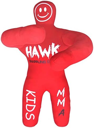 Hawk Sports HWK Kids Grappling Dummy & Baby Wrestling Dummy for Kids Lightweight Life-Size Training Model with Moveable Limbs for MMA, Jiu Jitsu, Judo
