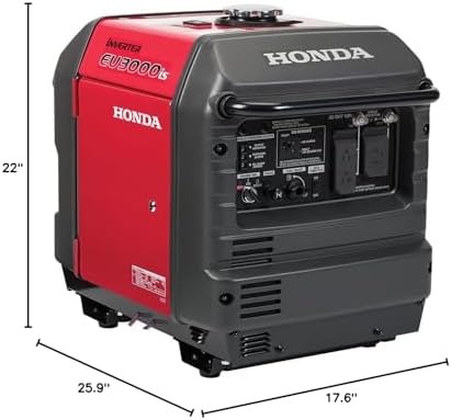 Honda EU2200ITAN 2200-Watt 120-Volt Portable Inverter Generator | Super Quiet, CO-Minder