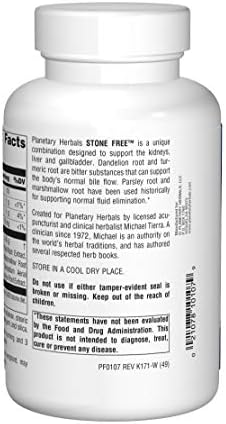 Planetary Herbals Stone Free 820 mg Herbal Support for Kidney and Gallbladder 180 Tablet | Herbal Support for Kidney and Gallbladder