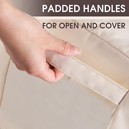 ALSTER Outdoor Chair Covers, Patio Chair Covers (35" L x 40" W x 33" H), Durable and Waterproof Outdoor Furniture Covers for Lounge Deep Seat