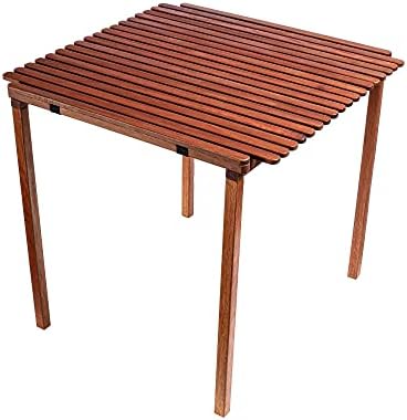BYER OF MAINE, Use Indoors or Outdoors, Pangean Nomad Folding Wood Table