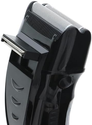 Barbasol Rechargeable Electric Foil Shaver with Stainless Steel Blades and Pop Up Trimmer