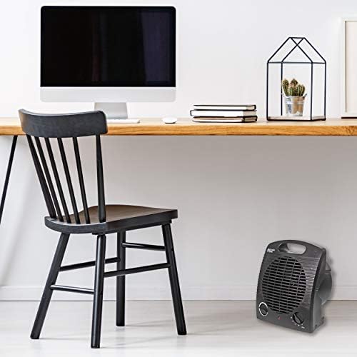 Comfort Zone Indoor Space Heater, Portable, Fan Forced, Electric, Adjustable Thermostat, Overheat Sensor, Safety Tip-Over Switch, & Stay Cool Housing