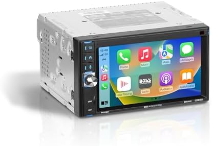 BOSS Audio Systems BVCP9700A CarPlay Android Car Stereo, 7 Inch Touchscreen