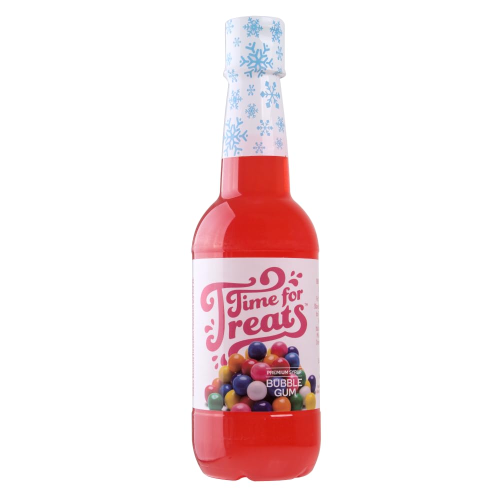 Time For Treats 3-Pack Tropical Punch, Watermelon, Lime Syrup 16.9 Fluid Ounce Per Bottle for Snow Cones, Homemade Sodas, Cocktails, Coffee, Baking and More