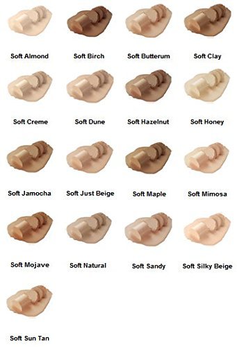 Jolie Creme Foundation SPF-15 Full Coverage Makeup W/Sponge (Soft Almond)