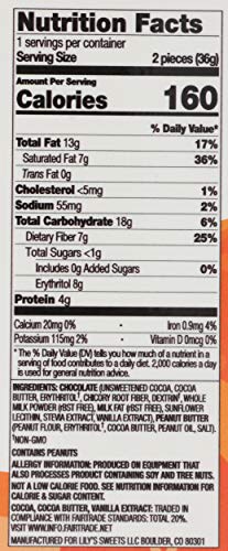 Lily's Chocolate Milk Chocolate Peanut Butter Cups, 1.25 OZ