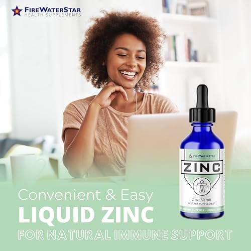 FWS Liquid Zinc Supplement for Men Women Kids, Organic Non-GMO Vegan, Ionic Zinc Sulfate Drops