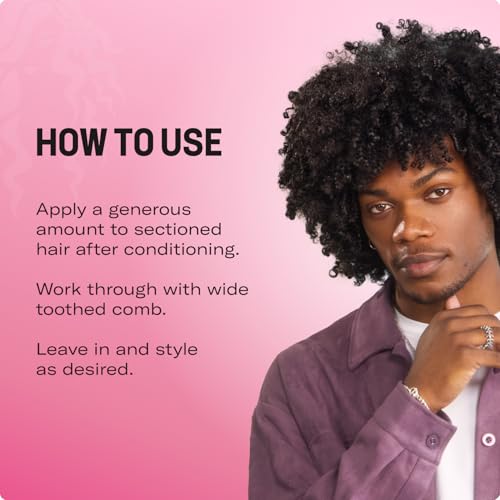 Mielle Organics Pomegranate & Honey Leave-In Conditioner for Curly Hair - Moisturizing Detangler & Curly Hair Treatment to Help Repair Damage