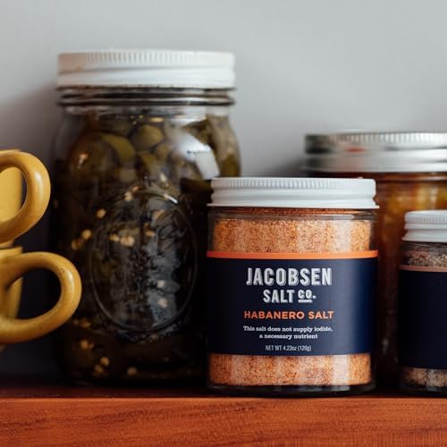 Jacobsen Salt Co. Black Garlic Salt, Kosher, Non-GMO, Umami - 2.5 Oz | Steak Seasoning, Non-Iodized, Made in USA, Sweet Umami Flavored, Kosher Sea Salt, Infused with Garlic