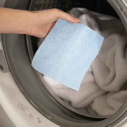 WashEZE (10 Ct) All in One Laundry Sheets Scented - Detergent-Fabric Softener-Stain Fighter - Static Guard Soap Sheet -All in One Detergent Sheet