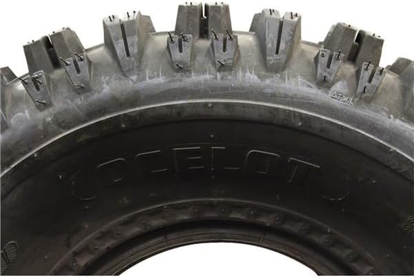 P357 ATV Rear Tire 22x11-9 GNCC Holeshot Sport RAZR Style 4-Ply Bias Construction with Non-Directional Tread Pattern For Durability, Grip