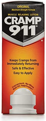 Cramp 911 Muscle Relaxer Pain Relief Cream for Muscle Cramp Relief and Sore Muscles. Used for Muscle Cramp Relief and Muscle Pain Relief of All Kinds