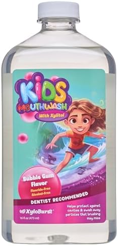 Xyloburst Oral Rinse Mouthwash - Natural Xylitol Mouthwash | Fluoride Free Mouth Wash | Alcohol Free Mouth Wash | Fresh Mint Mouth Rinse | SLS Free
