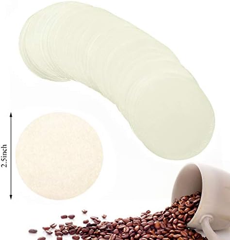 Outus 1000 Pieces Replacement Paper Filters Compatible with Aeropress Coffee Makers Round 2.5 Inch Paper Filters Disposable for Espresso Coffee