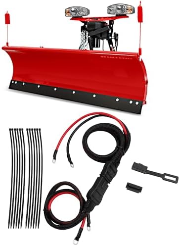 Dasbecan 21294 2 Pin Battery Cable Compatible with Western Fisher Snow Plow | Truck & Plow Side Battery Cable Wiring Harness Replaces# 61169 63411
