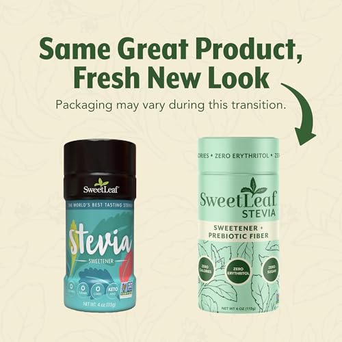SweetLeaf Stevia Powder Shaker Jar, Sugar Free - 4 Oz, 3 Pack | Zero Calorie Sweetener No Erythritol, Stevia Leaf Extract, Natural Sugar Substitute for Coffee & Baking
