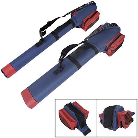 M MAXIMUMCATCH Maxcatch Fly Fishing Rod Case with Reel Pouch, Complete Rod Protection Bag, Single and Dual Rod Tube with Shoulder Strap