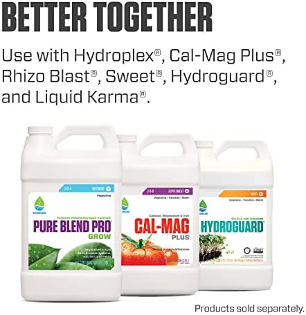 Botanicare Pure Blend Pro Grow, Nutrient, 3-2-4, 1 gal.