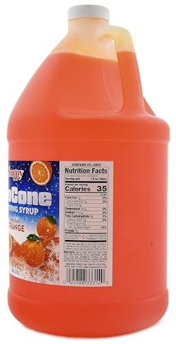 Snappy Blue Raspberry Sno Cone Syrup, 1 Gallon (128 oz), Ready to Use for Snow Cone Machines and Shaved Ice